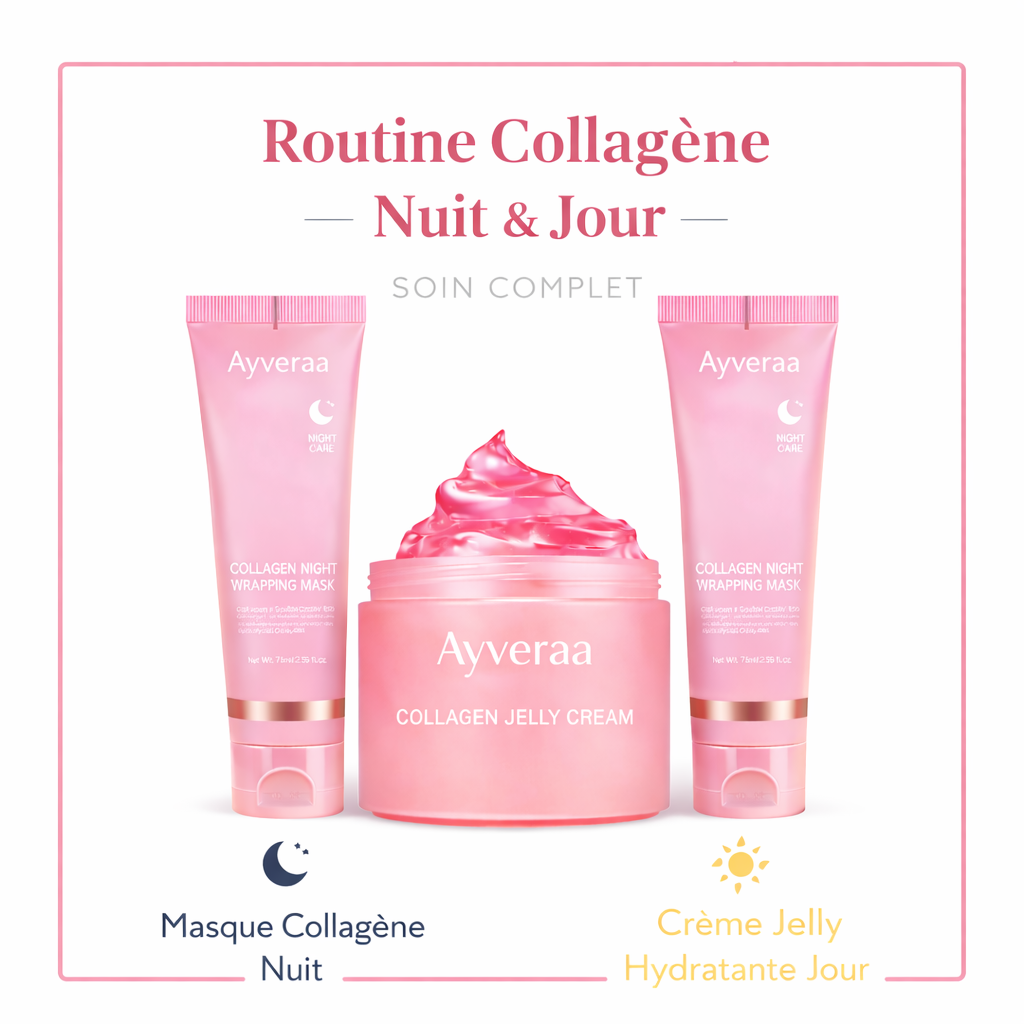 Masque de Nuit au Collagène Ayveraa - Anti-Âge Glass Skin