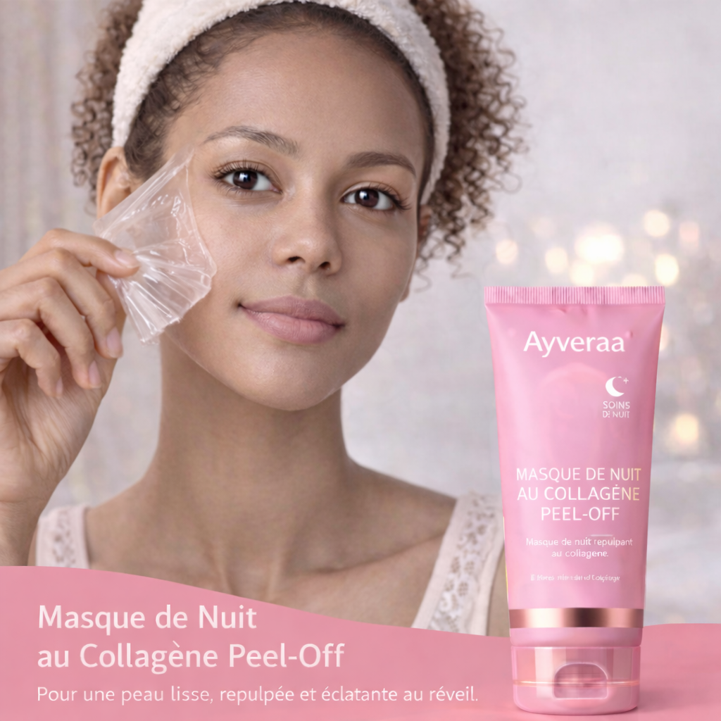 Masque de Nuit au Collagène Ayveraa - Anti-Âge Glass Skin
